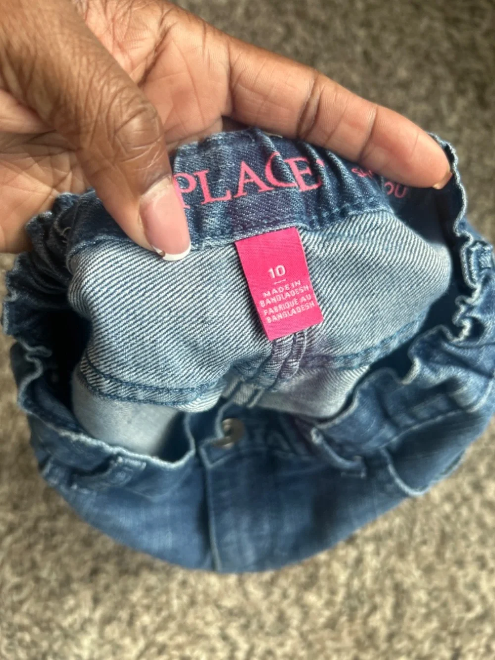 The Children's Place Girls Denim Jean Shorts - Size 10
